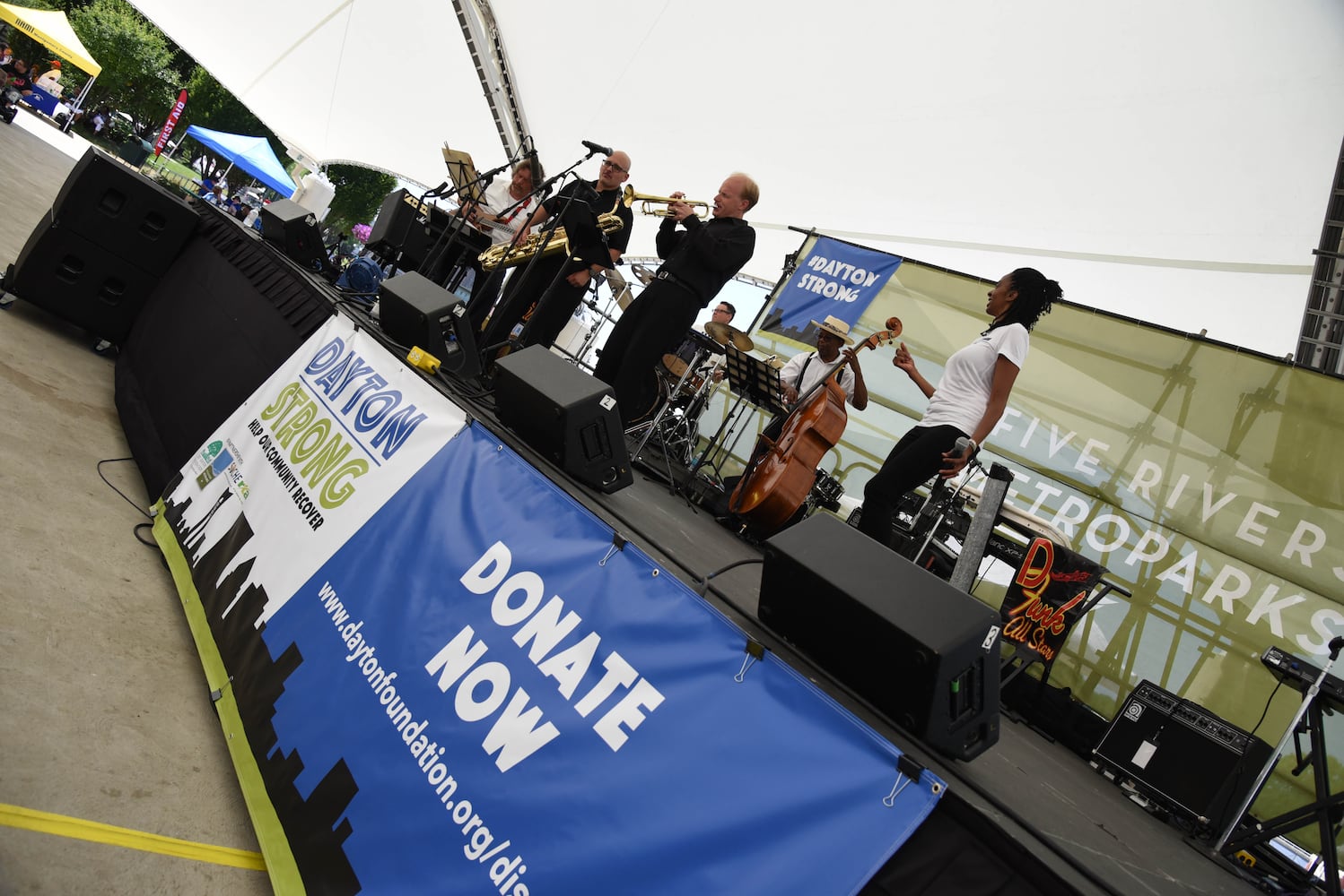 Photos:  Dayton Strong at RiverScape