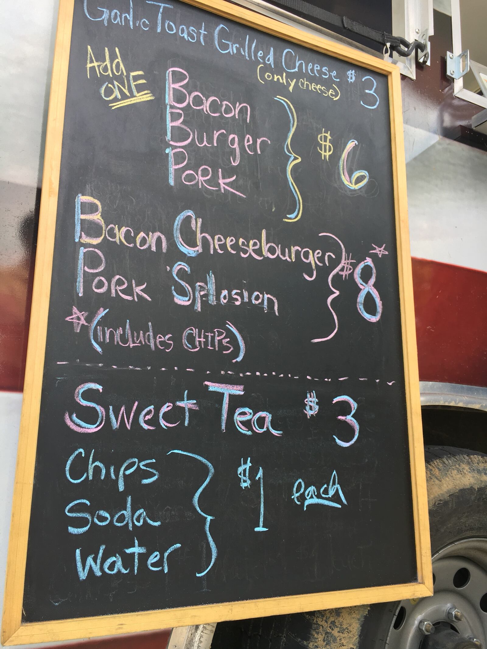 The 1776 Grill brings your garlic, cheese, and bacon dreams to life. (TABATHA WHARTON)