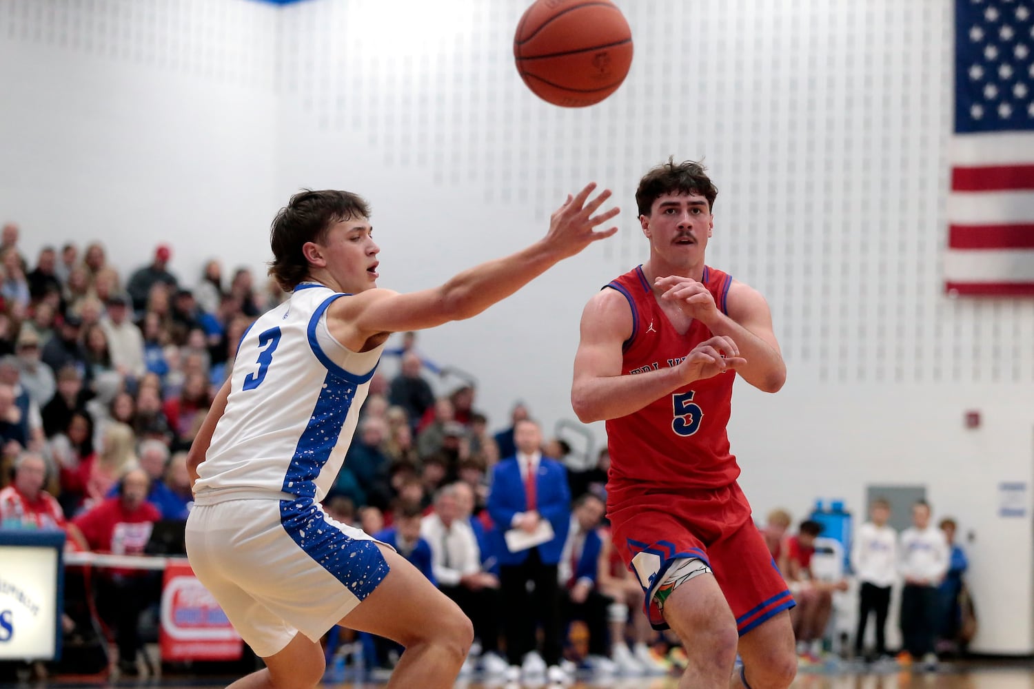 Tri Village Franklin Monroe basketball