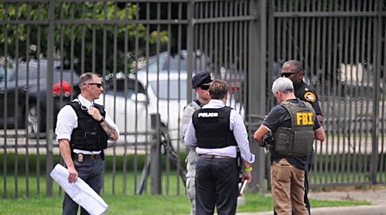 An active shooter situation was reported at the Wright-Patterson Air Force Base hospital on Thursday, Aug. 2, 2018. The all-clear was given several hours later. MARSHALL GORBY / STAFF