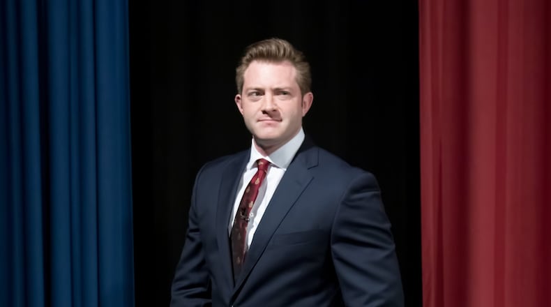 Andrew Mitakides during a monologue. CONTRIBUTED BY JGR PHOTOGRAPHY & VIDEOGRAPHY