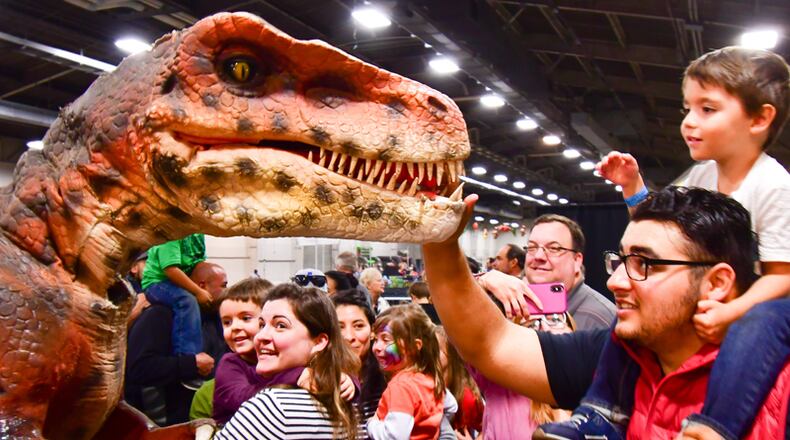 Jurassic Quest will be presented Feb. 25-27 at the Dayton Convention Center. CONTRIBUTED