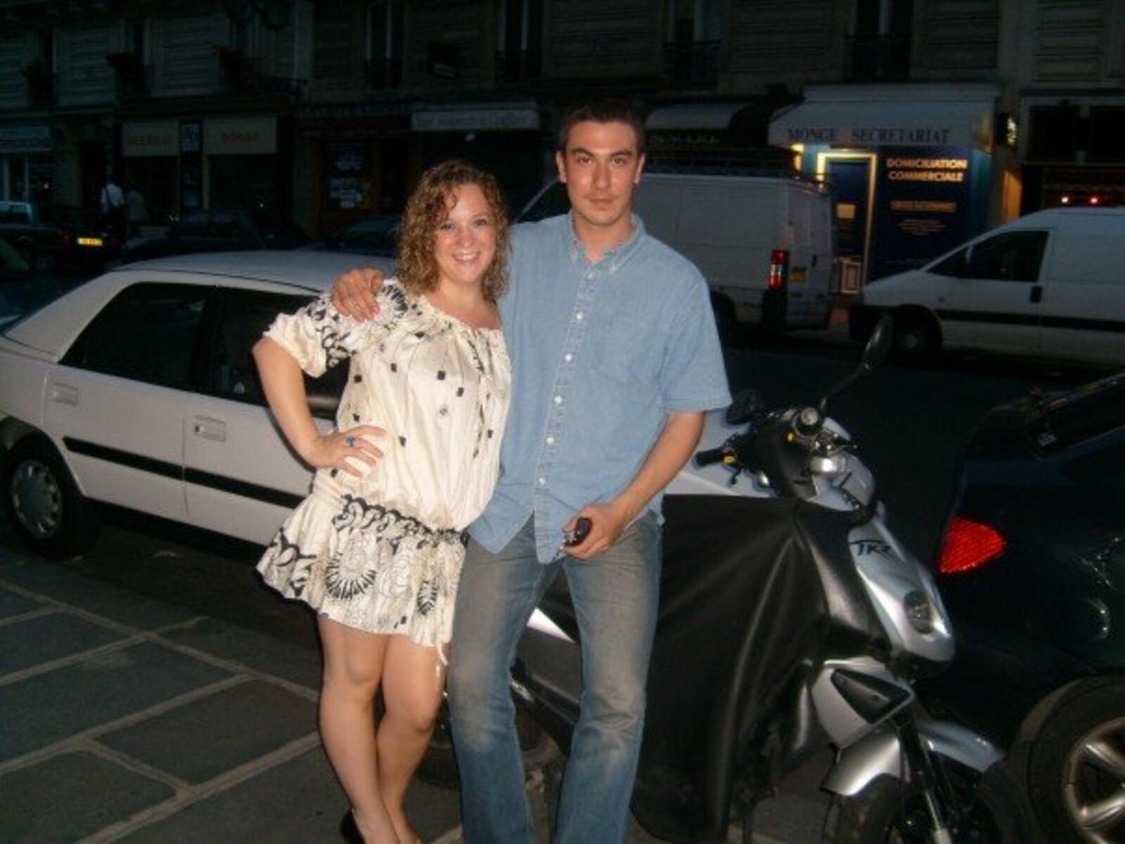 My French neighbor Francoise, who took me around Paris on his motorcycle. CONTRIBUTED PHOTO / Tess Vella-Collette