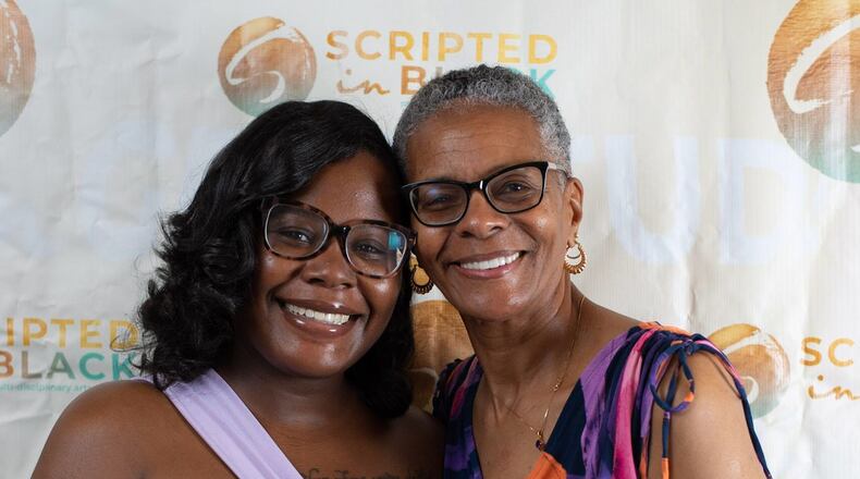 Dana Graham with her mother at a Scripted in Black event. "She’s truly my main supporter and heart." Contributed photos