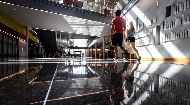 The Dayton Library on Third St. is in line to get more money from the public library fund in 2023 than it has this year. JIM NOELKER/STAFF