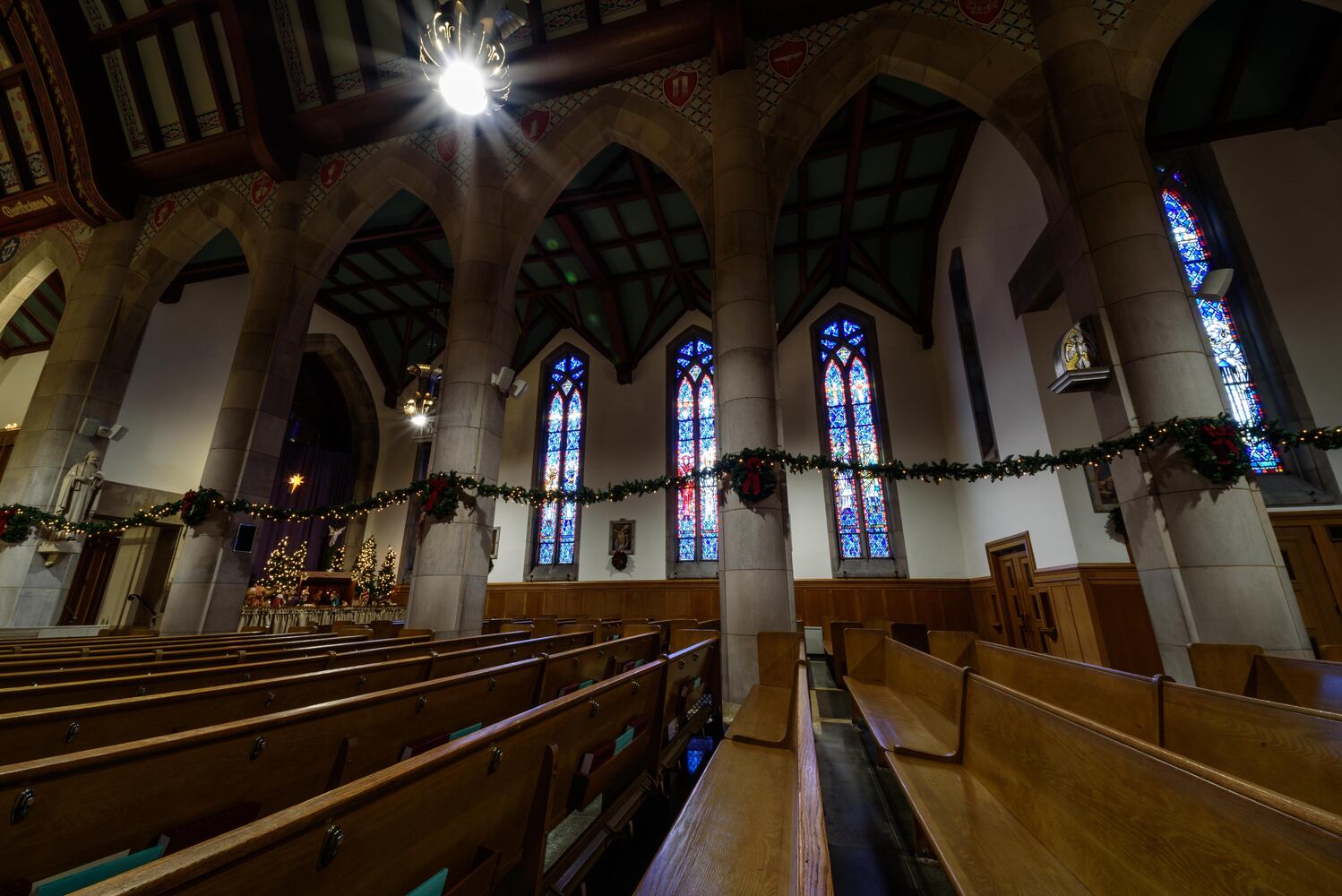 PHOTOS: A look inside St. Anthony of Padua Catholic Church decorated for Christmas