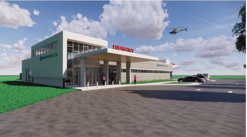 Artist depictions of what Mercy Health’s new freestanding emergency department will look like when it opens in late 2019. Source/ Mercy Health-Springfield.