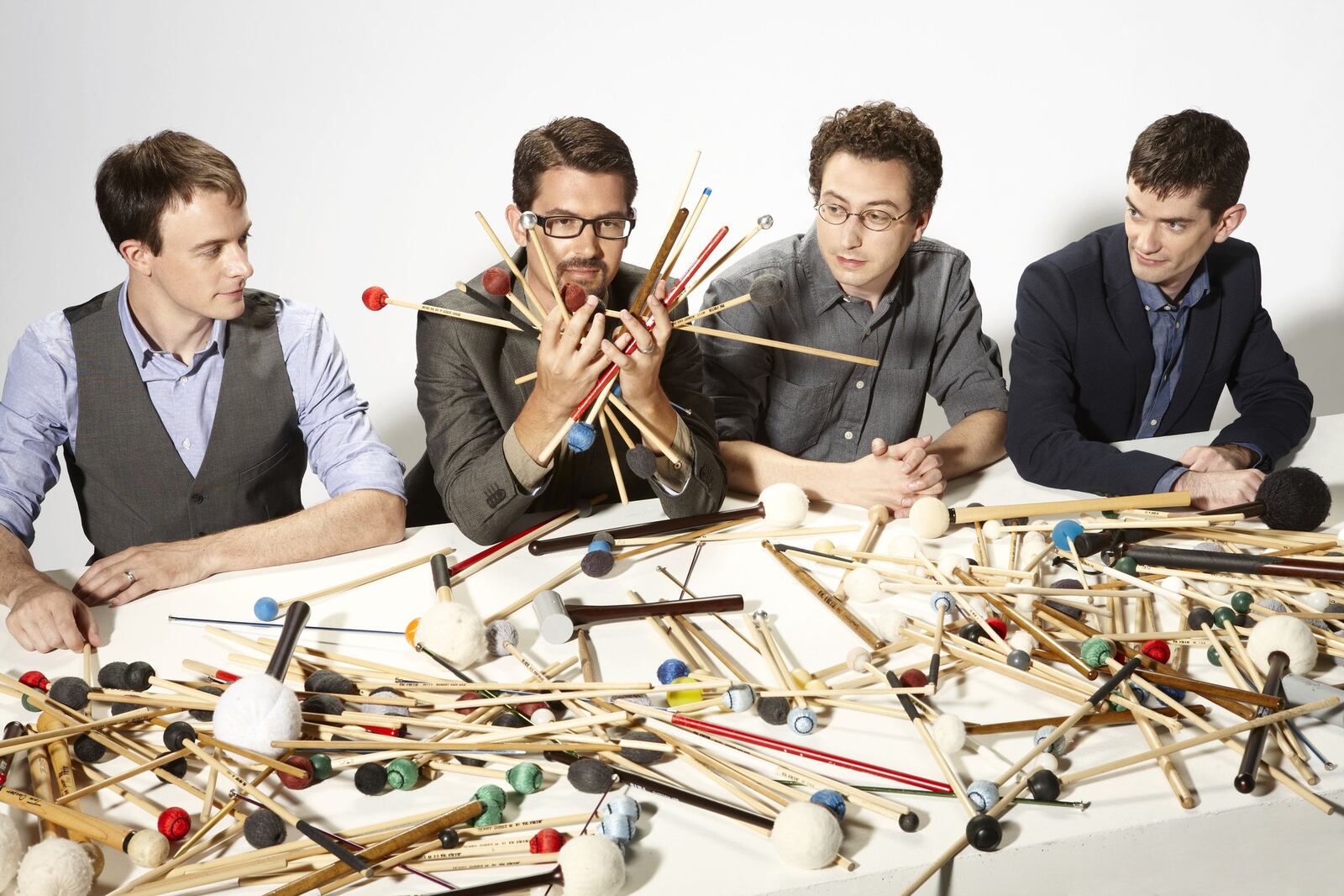 Chicago-based ensemble Third Coast Percussion, whose new album “Paddle to the Sea” was inspired by the film and children’s book of the same name, performs in the University of Dayton’s Sears Recital Hall, the Jesse Philips Humanities Center, on Wednesday, Feb. 7. CONTRIBUTED