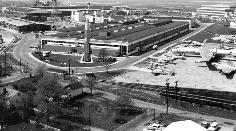 The Air Force Museum resided in Bldg. 89, Area C, from 1954 to 1971. (U. S. Air Force photo)