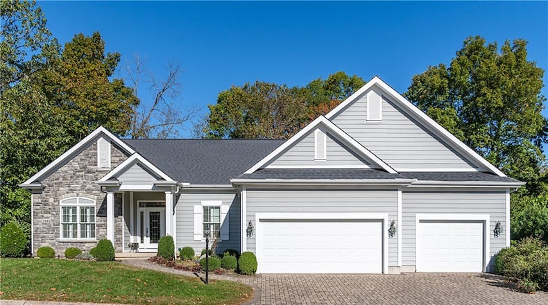 This Beavercreek ranch home is in the Woods subdivision and features three bedrooms and two and a half baths plus a finished walk out basement. CONTRIBUTED