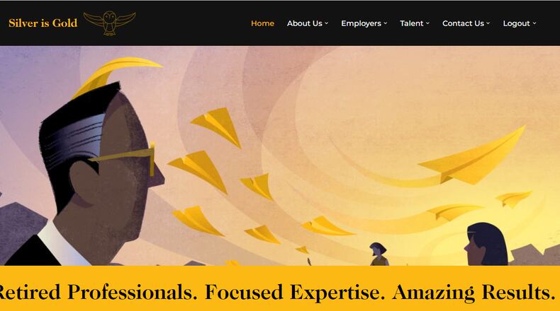 The Silver is Gold website is exclusively for area retirees looking for part-time or contract work. Retirees and businesses can post for no charge