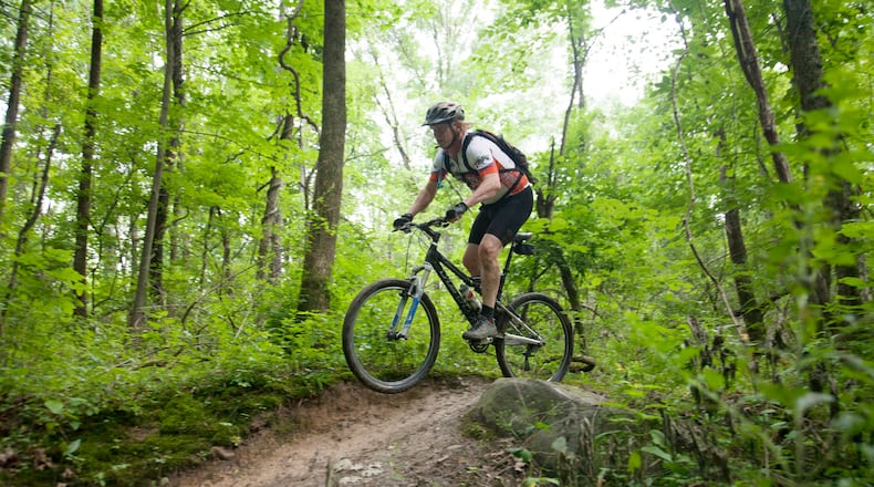 There are more than 60 miles of local mountain bike trails. CONTRIBUTED