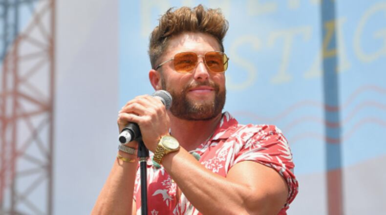 NASHVILLE, TN - JUNE 08: (EDITORIAL USE ONLY) Chris Lane performs during the 2018 CMA Music festival at the on June 8, 2018 in (Photo by Erika Goldring/Getty Images)