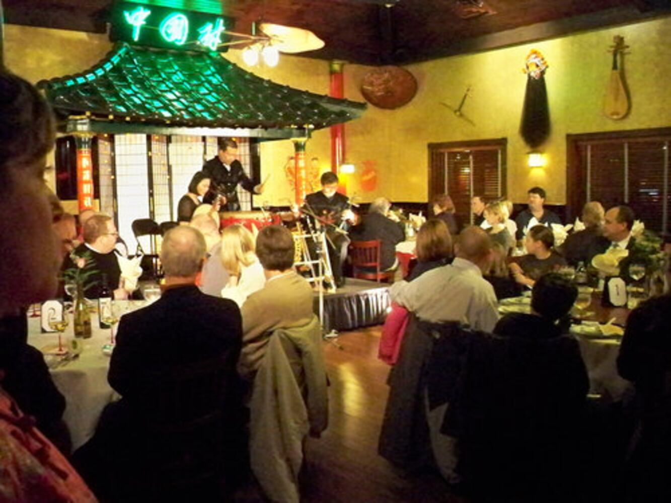 Chinese New Year dinner celebration