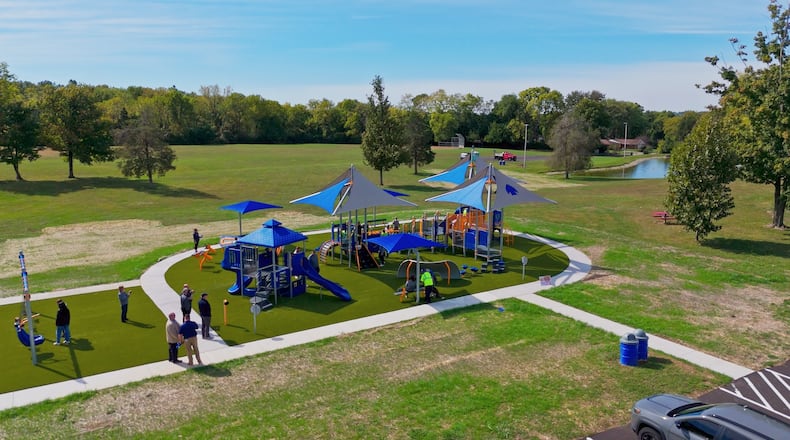 Miami Twp. recently installed a new playground at Miami View Park on Munger Road. The cost for the playground was $489,426, which was paid for by American Rescue Plan funds. CONTRIBUTED