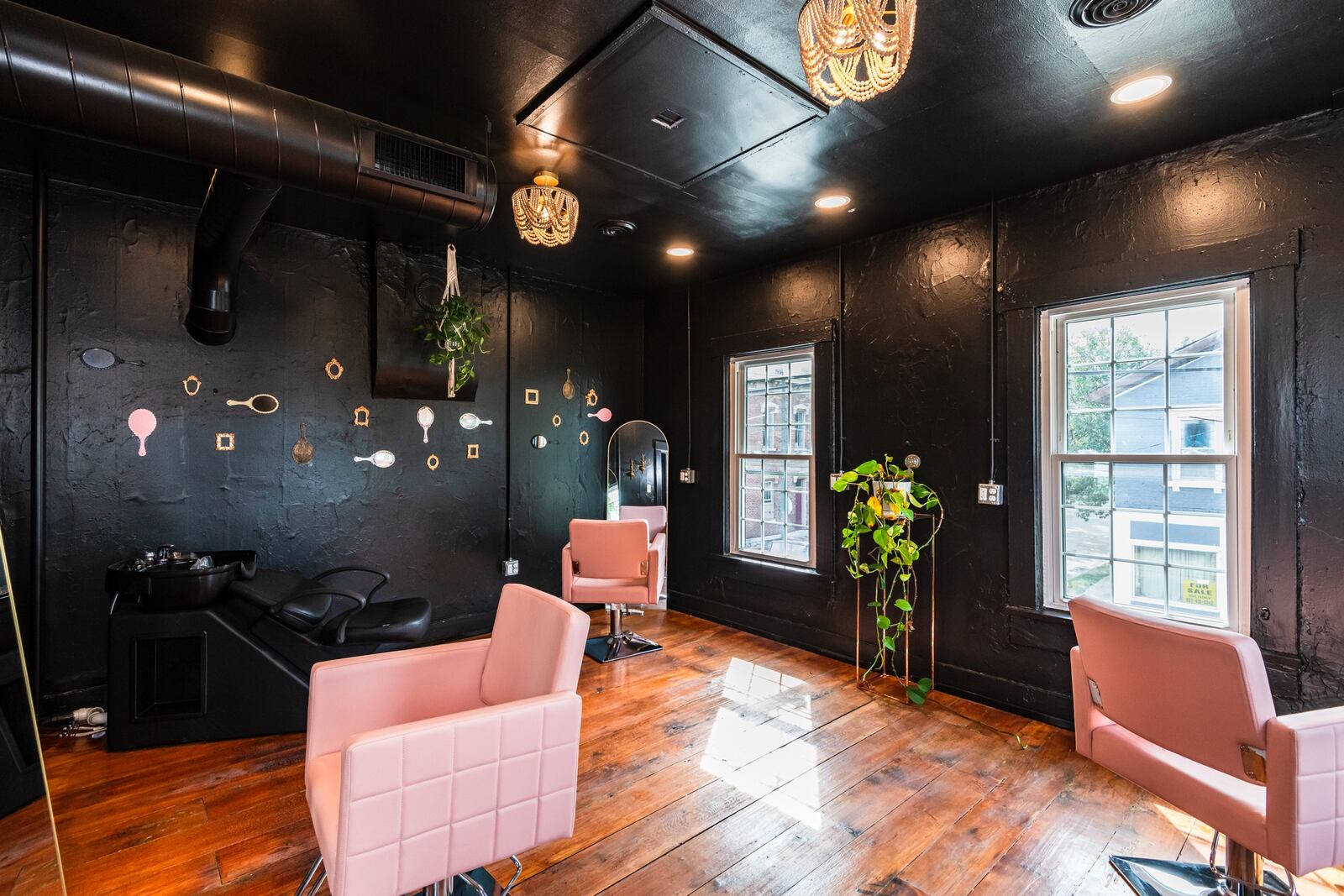 In addition to the carryout, a hair salon will be housed in the upstairs portion of the property. Salon on the Hill has five booths available for weekly rental ranging from $150 to $200.