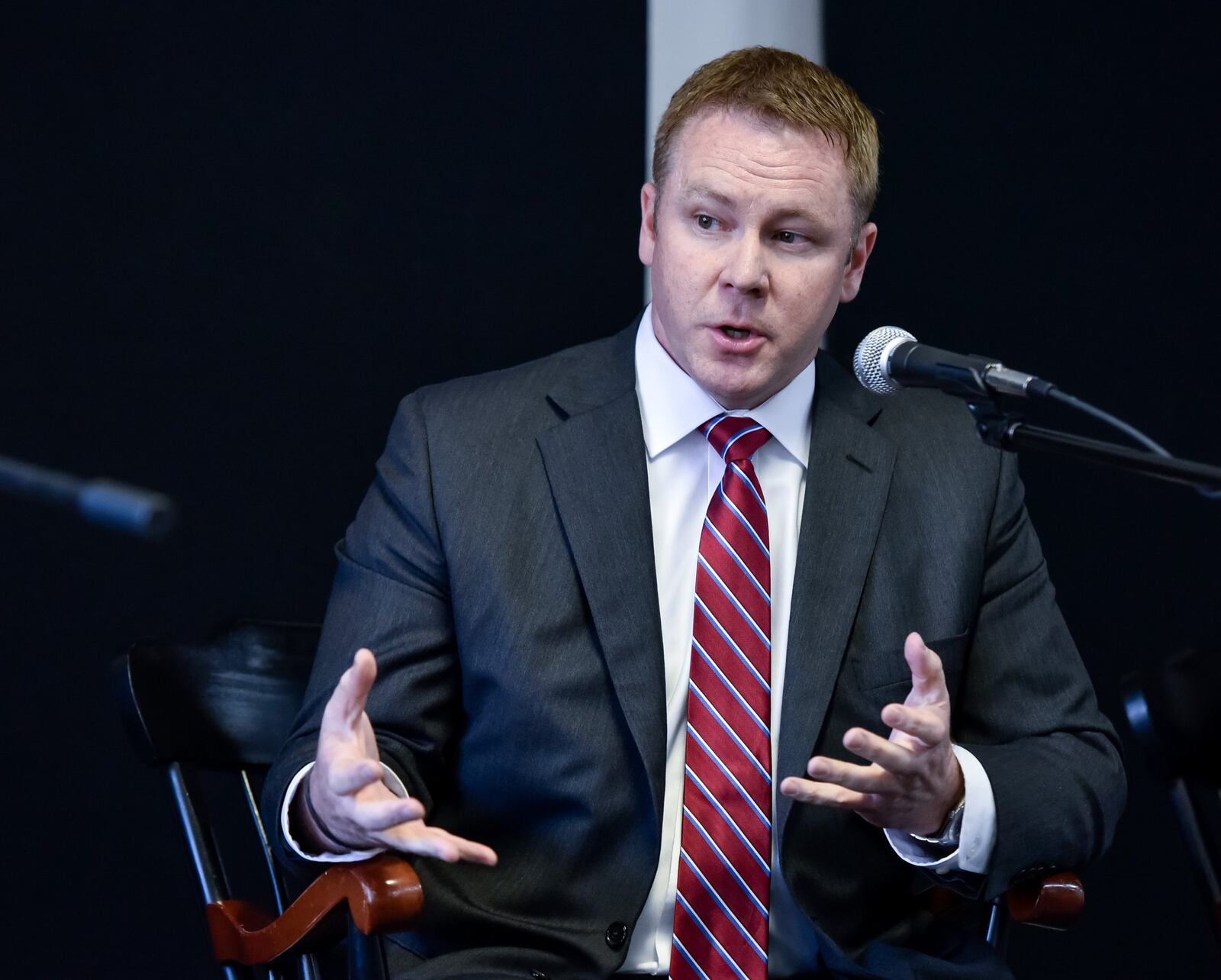U.S. Rep. Warren Davidson, a Republican businessman and former Army Ranger from Troy. NICK GRAHAM/STAFF
