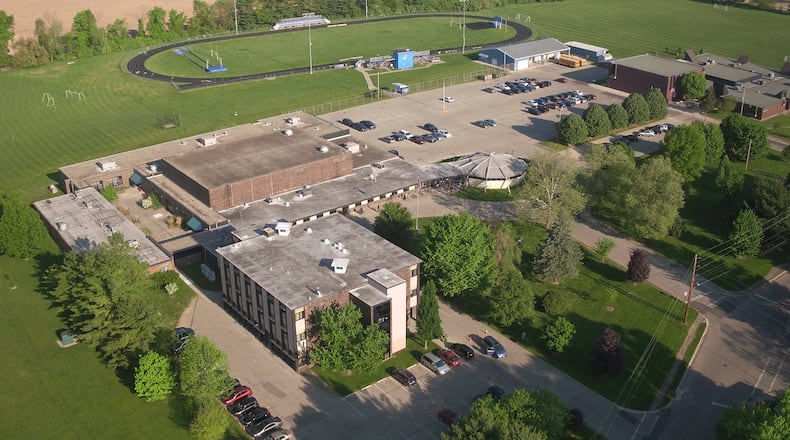Yellow Springs Schools campus on East Enon Road includes Yellow Springs High School and McKinney Middle School. Greene Educational Services Center is also located on the campus. TY GREENLEES / STAFF