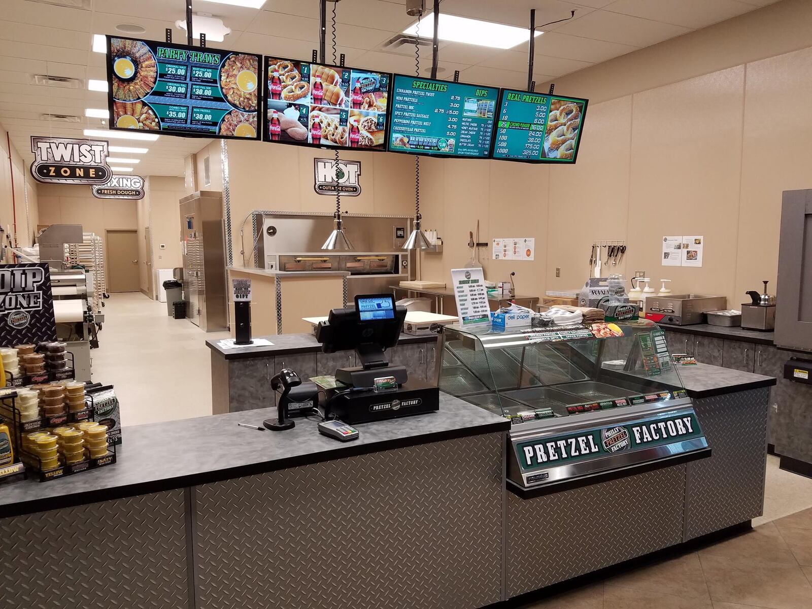 Philly Pretzel Factory in Centerville opened its doors today. CONTRIBUTED