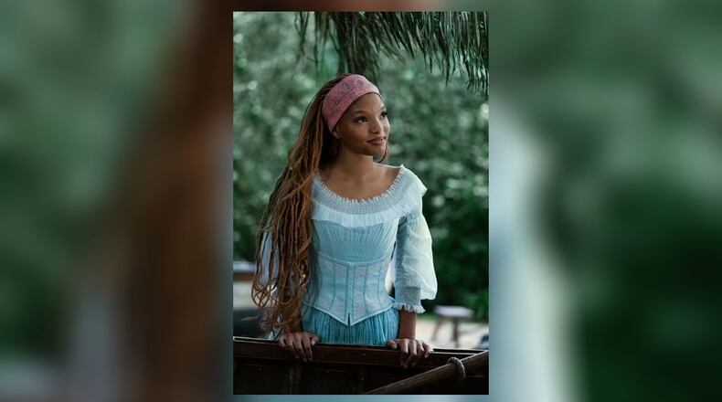 Halle Bailey as Ariel in the 2023 Disney remake of "The Little Mermaid." PHOTO BY DISNEY