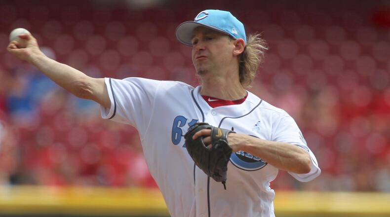 Bronson Arroyo pitches on Sunday. David Jablonski/Staff
