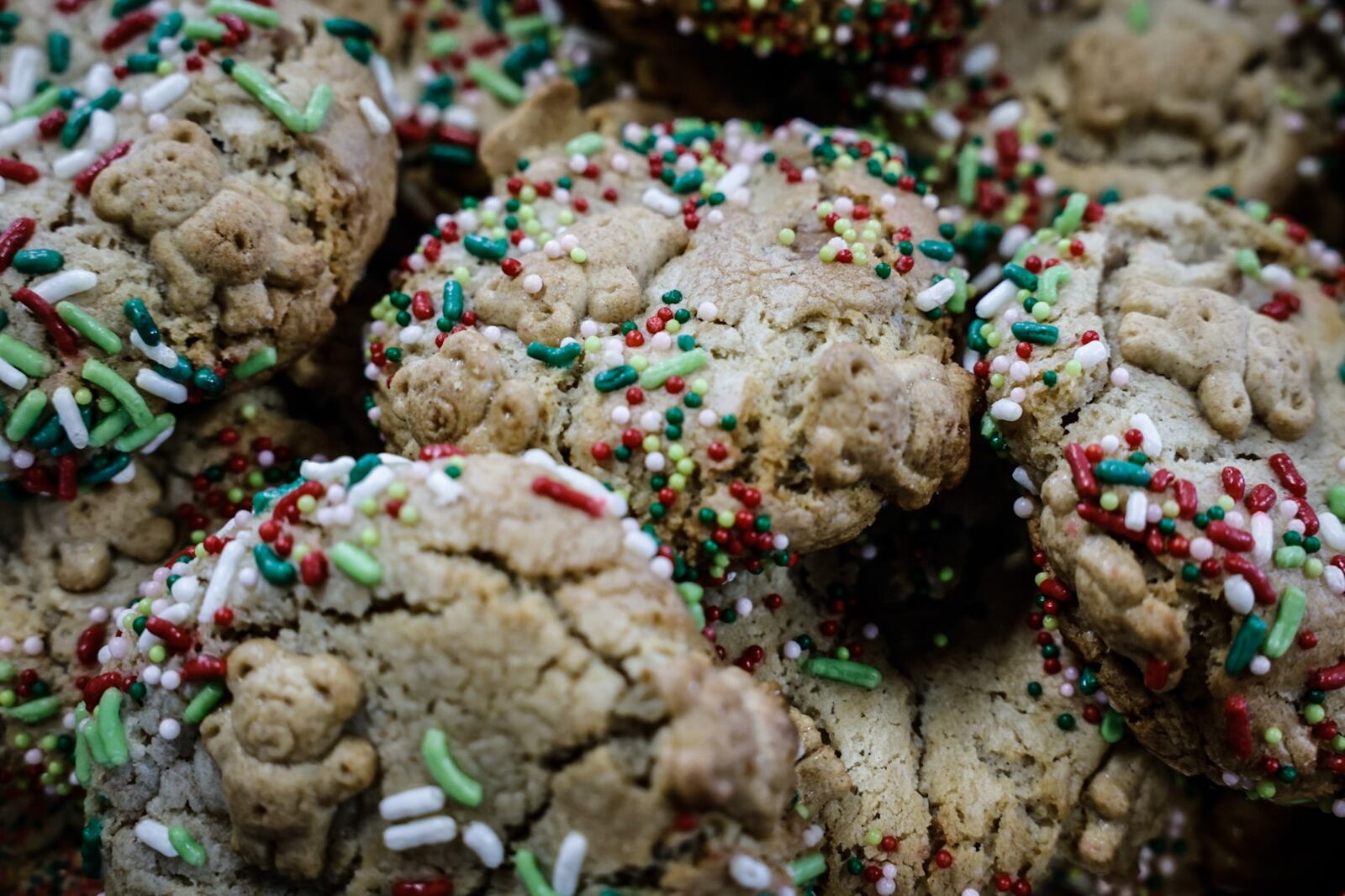 The Dayton Daily News Holiday Cookie Contest returned this year after a brief hiatus due to the COVID-19 pandemic. Pictured are the Festive Stuffed Cookie Butter Cookies. JIM NOELKER/STAFF