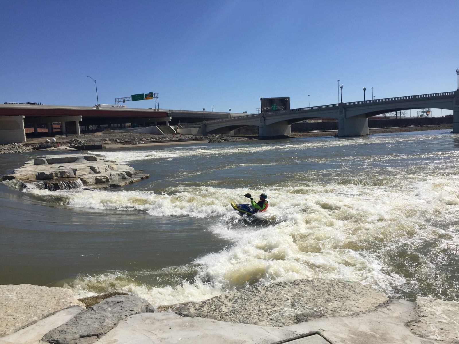 The $4 million RiverScape River Run project will open with a grand opening celebration at 4:30 p.m. Friday, May 5, organizers said in an announcement. Photo: Five Rivers MetroParks.