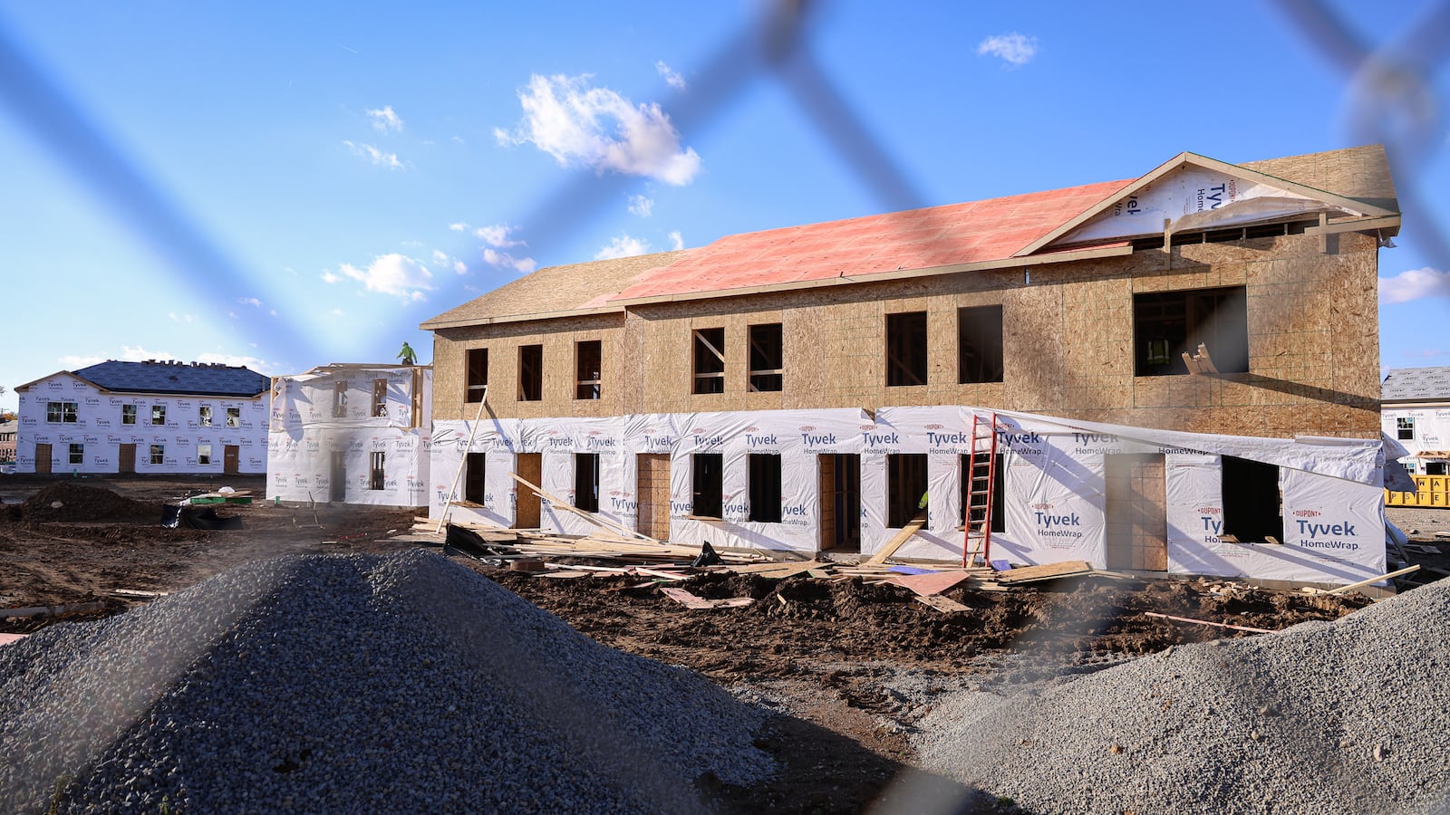 Construction is underway on a project to replace some of the apartments in the DeSoto Bass Courts with new units. DeSoto Bass is the Dayton region's largest and oldest public housing project. BRYANT BILLING/STAFF
