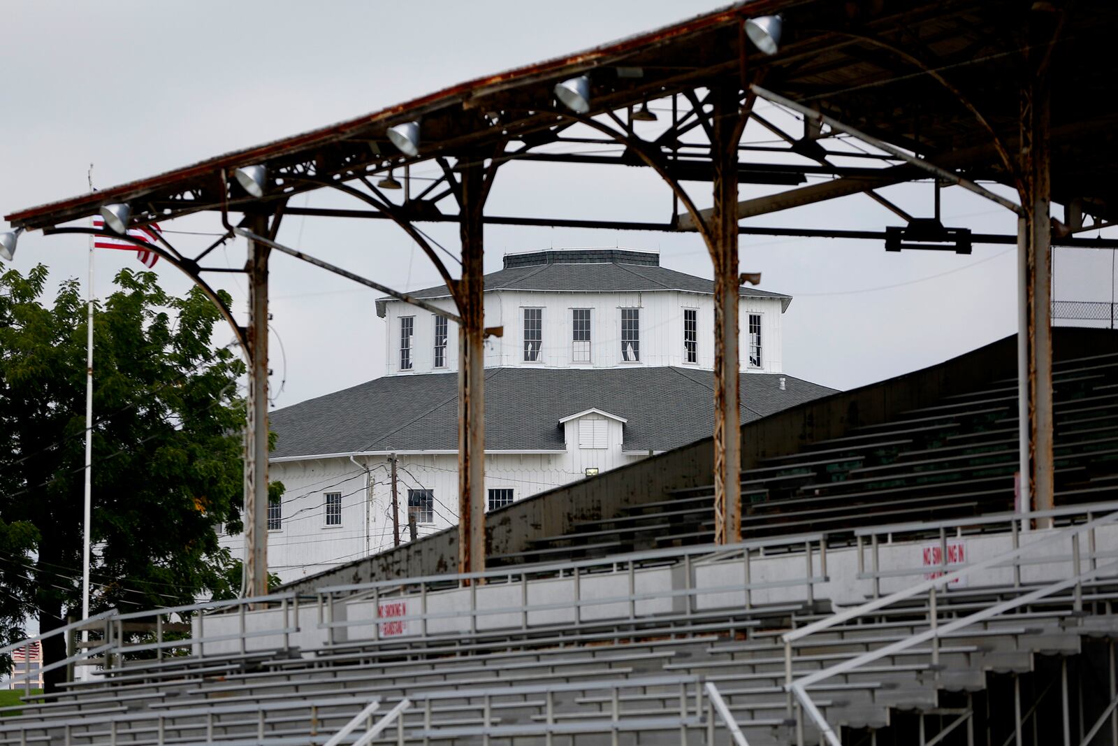 Montgomery County’s current fairgrounds is being sold to the University of Dayton and Premier Health to be redeveloped. LISA POWELL / STAFF