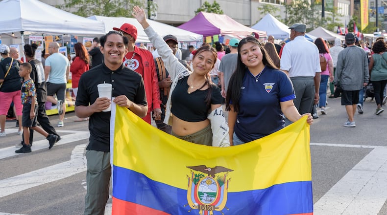The 22nd annual Hispanic Heritage Festival, hosted by PACO (The Puerto Rican, American and Caribbean Organization) was held at RiverScape MetroPark in downtown Dayton on Saturday, Sept. 16, 2023. Did we spot you there? TOM GILLIAM / CONTRIBUTING PHOTOGRAPHER