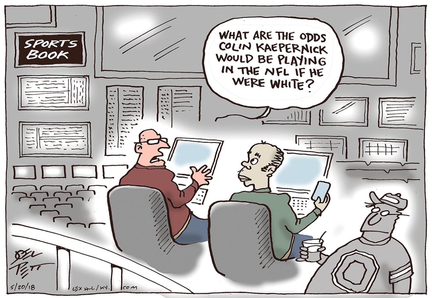 Week in cartoons: Sports betting, swamp draining and more