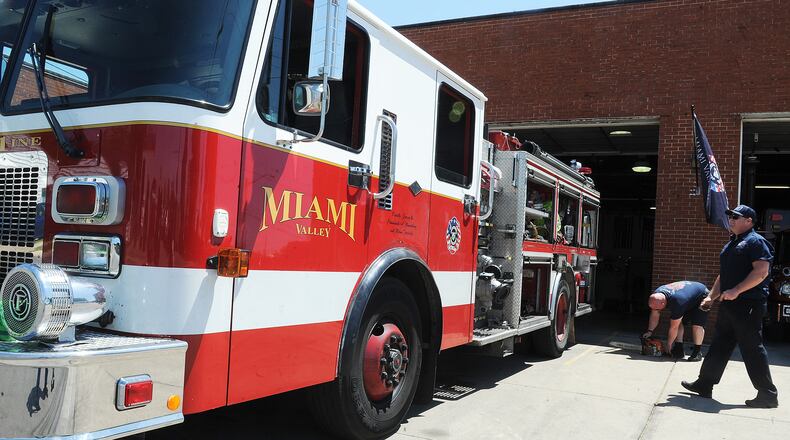 Miami Valley Fire District Station 55 is one of the four fire stations that could be replaced now that voters in Miamisburg and Miami Twp. approved an 11-mills levy in November 2022. MARSHALL GORBY/STAFF