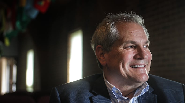 Dan Powell, pastor of Calvary Open Bible Church on Valley Street, is working with Mad River Schools on a mentorship program. “My eyes have been opened,” Powell said. “I’m blessed, living in, I guess, the higher income in Riverside, but I didn’t realize the poverty that was just down the street from us.”