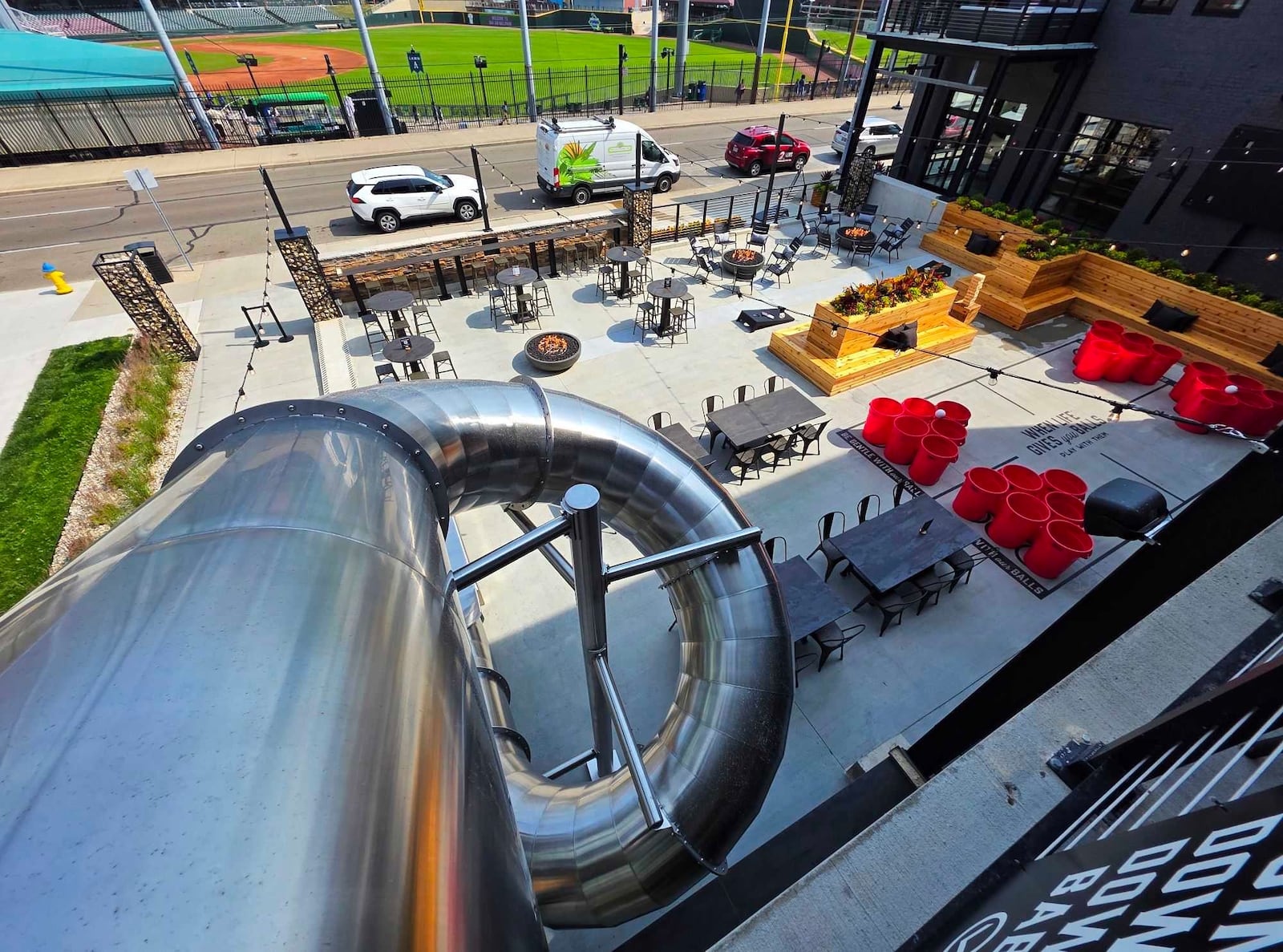Pins Mechanical Co., located at 416 E. First St. in Dayton, is a social playground offering duckpin bowling, classic pinball machines, patio pong and more.  NICK GRAHAM/STAFF