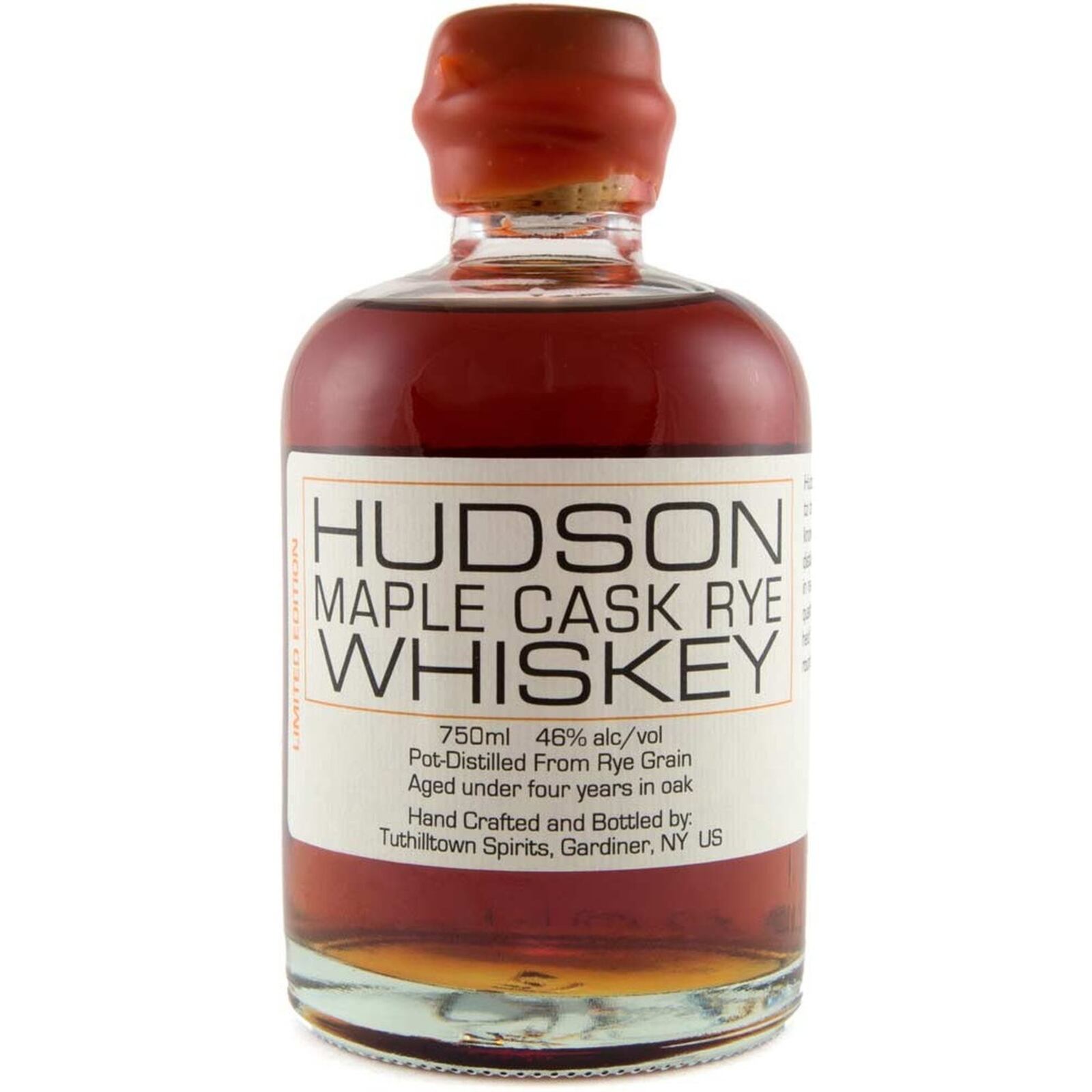 Hudson Maple Cask Rye, $46