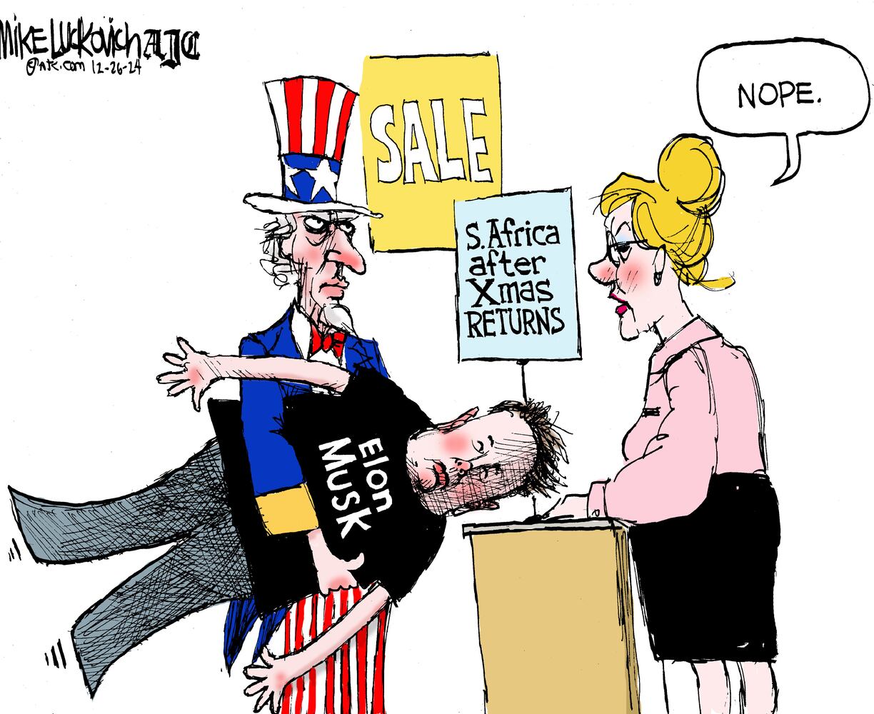 CARTOONS: Mike Luckovich, Dec. 28, 2024