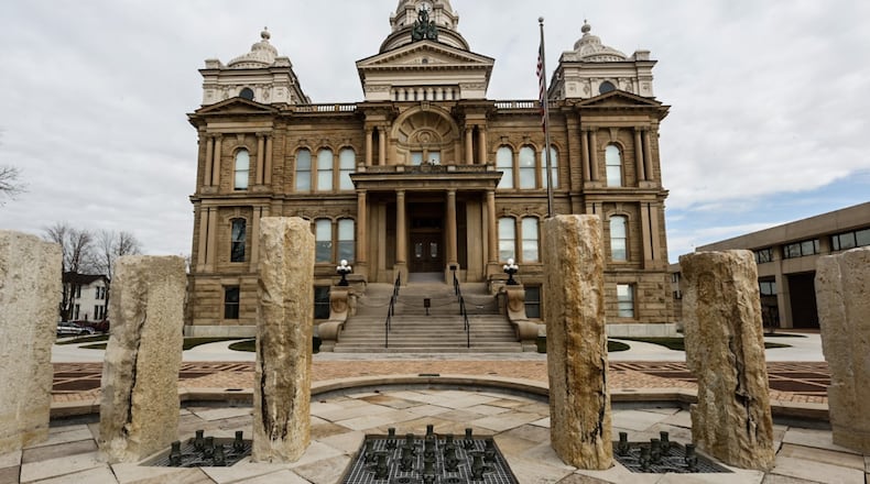 Miami County Courthouse. JIM NOELKER/STAFF
