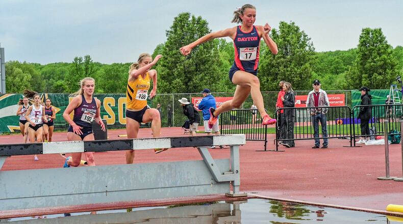 Emily Borchers, Dayton track athlete. UD photo