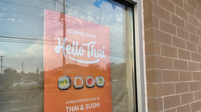 Hello Thai is opening at 3301 Dayton Xenia Road in Beavercreek at 11 a.m. on Wednesday, March 15.