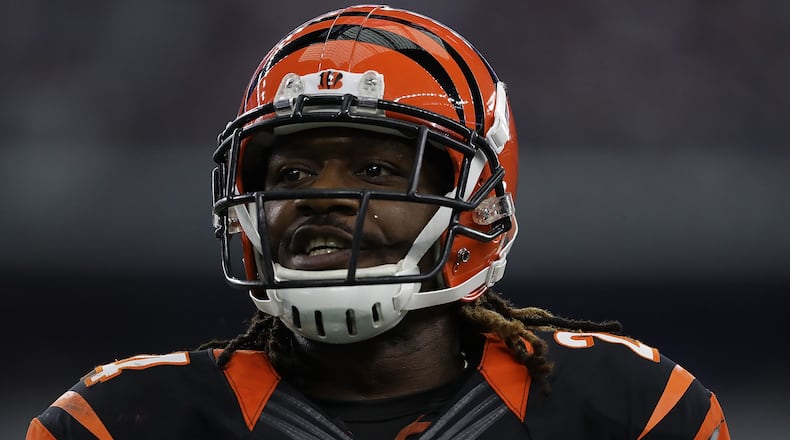 ARLINGTON, TX - OCTOBER 09: Adam Jones #24 of the Cincinnati Bengals at AT&T Stadium on October 9, 2016 in Arlington, Texas. (Photo by Ronald Martinez/Getty Images)