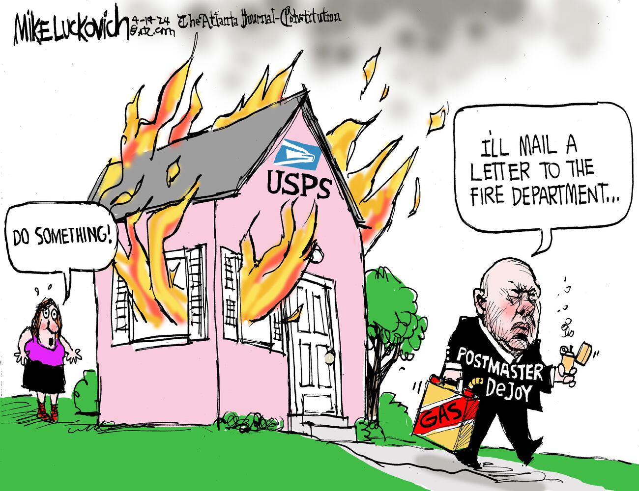 CARTOONS: Mike Luckovich, April 22, 2024