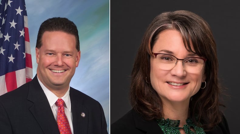 Brian Lampton and Kim McCarthy are running against each other to represent District 73 in the Ohio Statehouse.