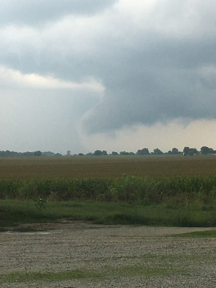 Ominous skies in Champaign, Logan counties