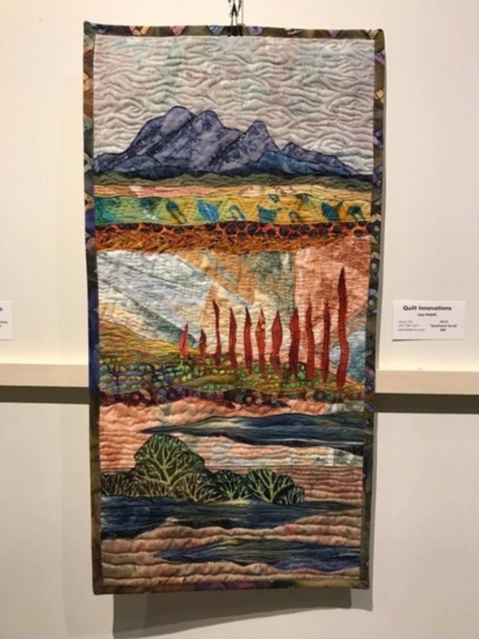 One of West Milton resident Lisa Hoblit's creations for Brukner Nature Center's Online Fall Art Gallery.