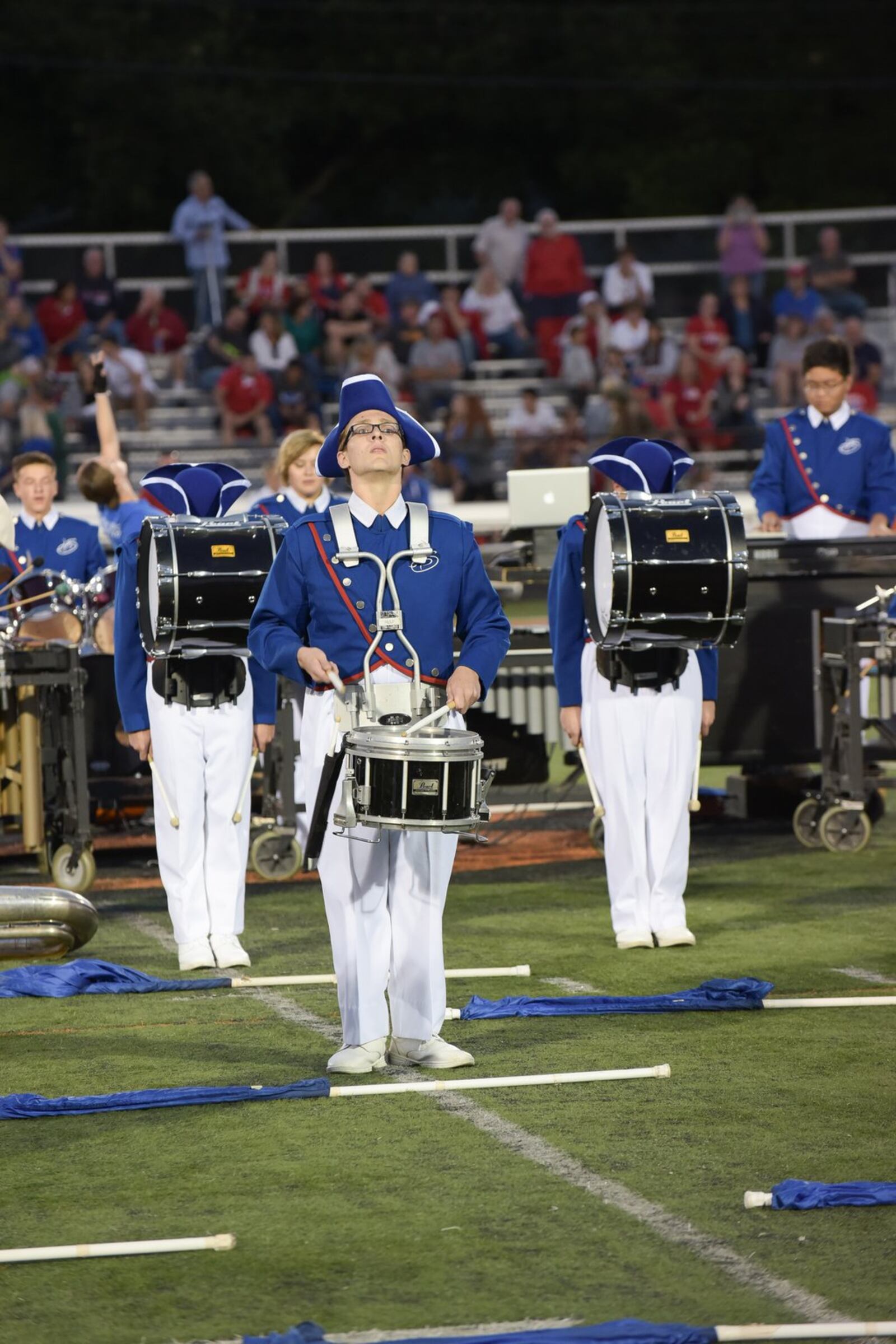 Dallas McDonald, a percussion section leader for the Carroll High School marching band, won the David M. Austria Award, recognizing a student who perseveres in the face of obstacles. McDonald’s parents died of drug overdoses before he was 7. He is a 2017 Carroll grad. CONTRIBUTED PHOTO
