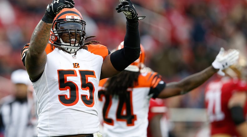 Vontaze Burfict. (Photo by Ezra Shaw/Getty Images)