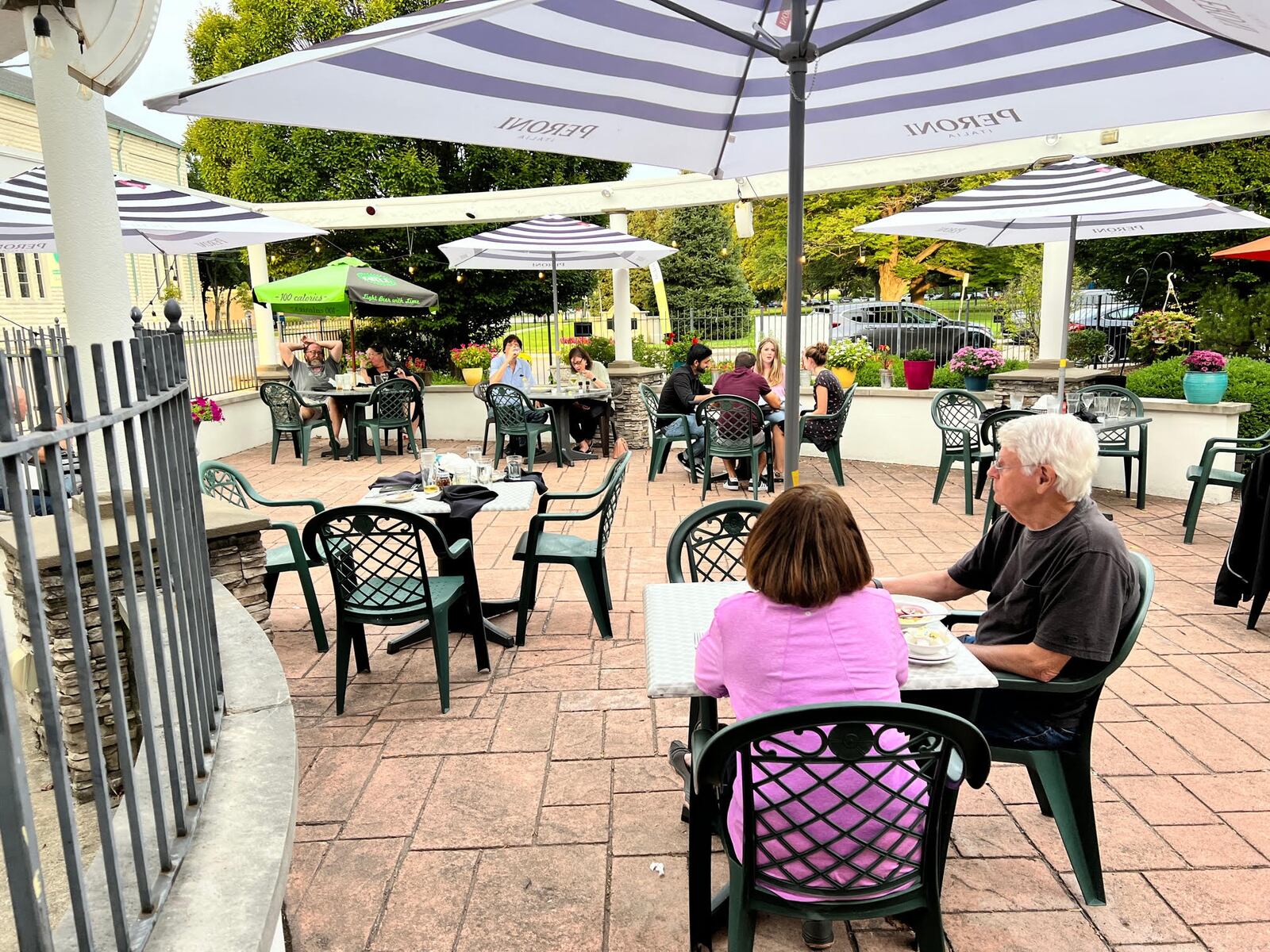 Franco’s Ristorante Italiano in the Oregon District has an inviting patio and satisfying Italian dishes that will keep you feeling warm. 