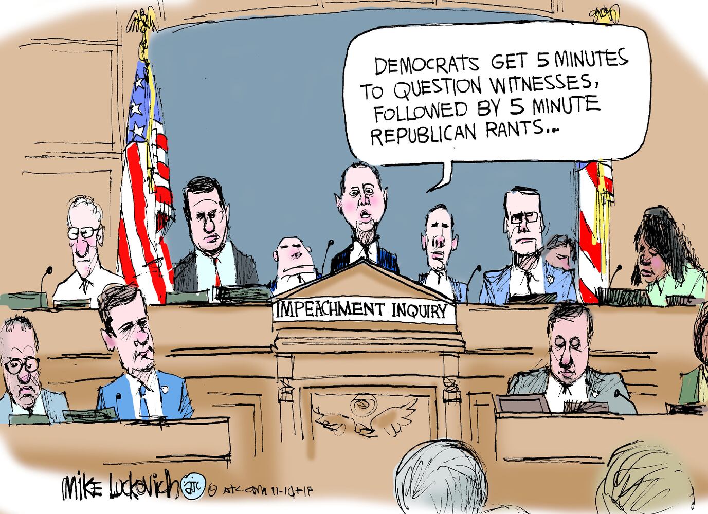 Week in cartoons: Impeachment, Jim Jordan and more