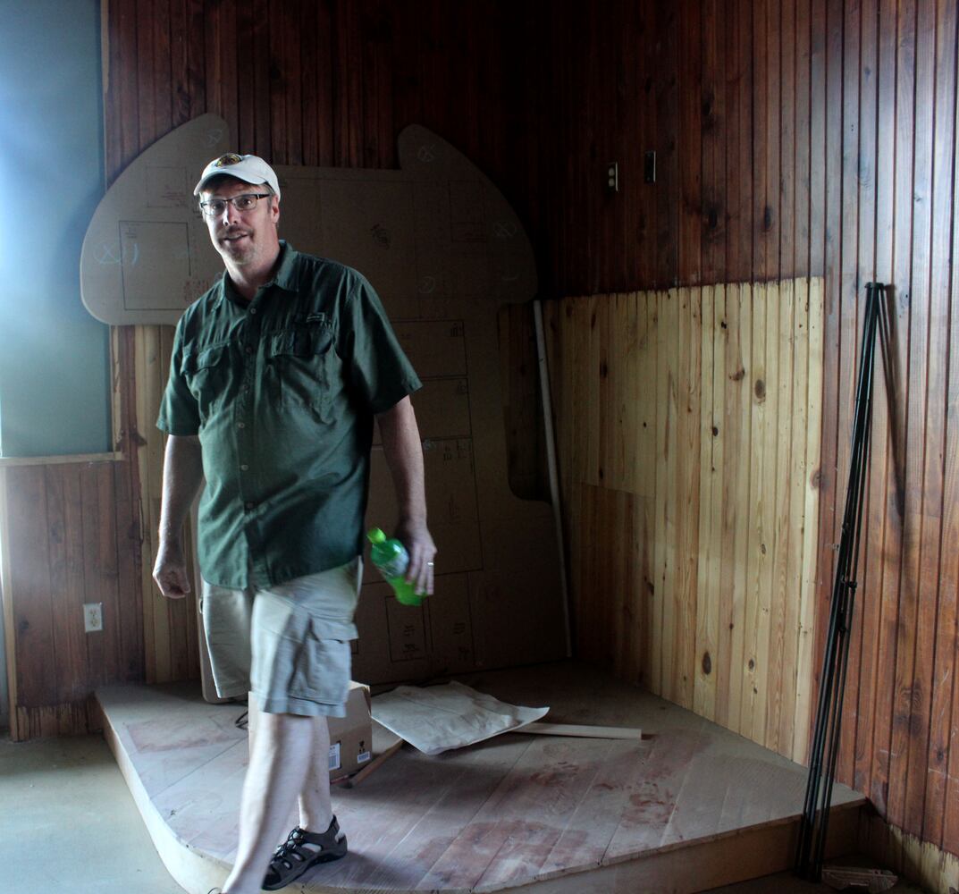 Inside the construction zone at Wandering Griffin