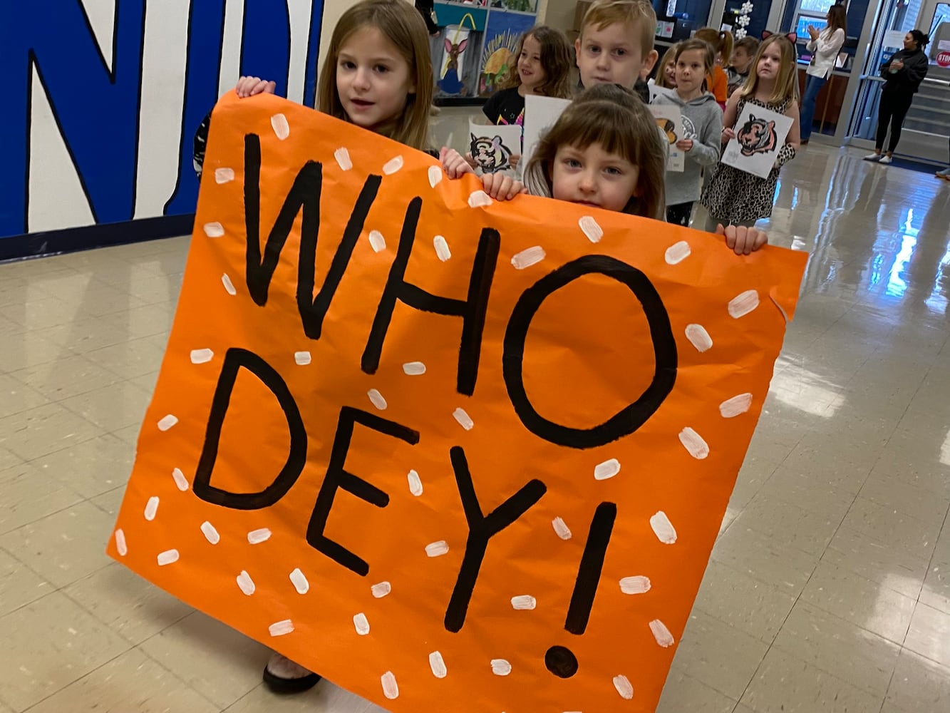 PHOTOS: Spring ‘Burrow’ schools celebrate ‘Who Dey FriDEY’